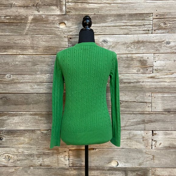 💚 Bright Green Tommy Hilfiger Sweater 💚 - Picture 3 of 7
